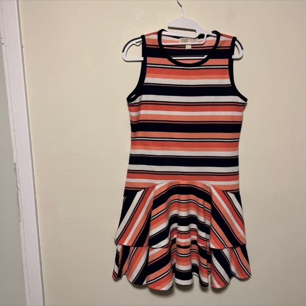 Michael Kors Summer Sleeveless Striped Dress size Medium